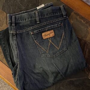 Wrangler Dark Blue Denim Jeans
